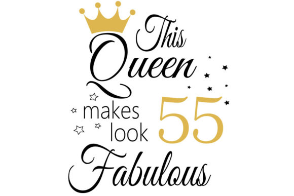 55 Birthday: A Versatile Embroidery Design for Celebratory Projects