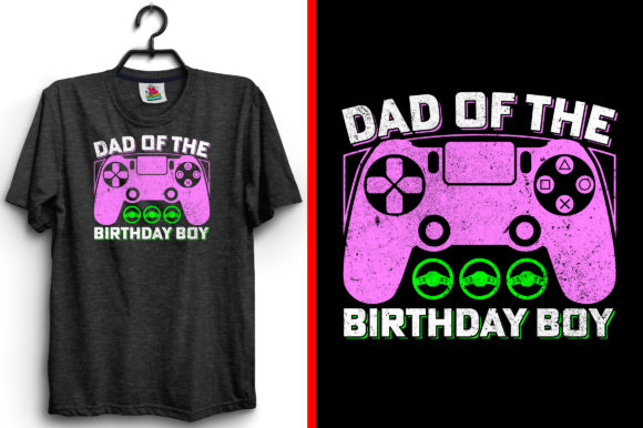 Dad of the Birthday Boy: A Graphic Asset for Commercial Print Templates
