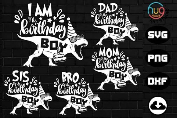 Review: I Am Birthday Boy, T-Rex for Graphics and T-Shirt Designs